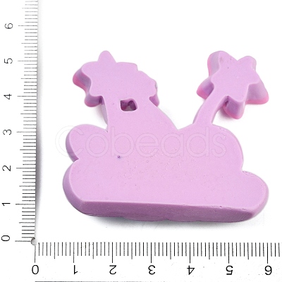 Opaque Resin Cabochons CRES-P037-01D-1