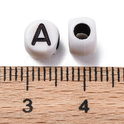 Opaque Acrylic Beads OACR-M020-01C-1