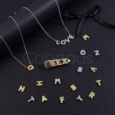 2 Sets 2 Styles Eco-Friendly Zinc Alloy Slide Charms ALRI-SZ0001-02-1