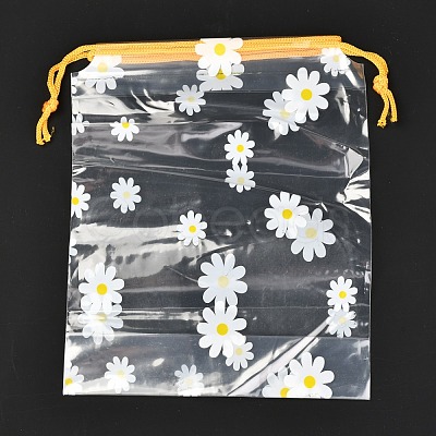 Plastic Frosted Drawstring Bags ABAG-M003-01A-06-1