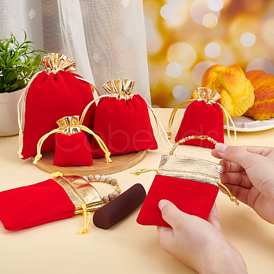 5 Style Velvet Packing Pouches TP-PH0001-16-1
