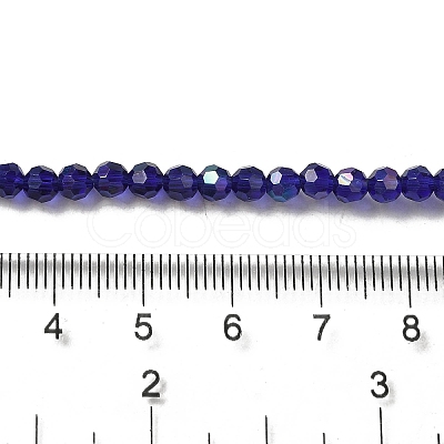 Electroplate Transparent Glass Beads Strands LS-EGLA-A035-T4mm-L06-1