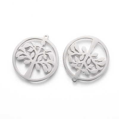 Non-Tarnish 304 Stainless Steel Pendants STAS-L245-011P-1
