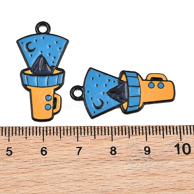 Baking Paint Alloy Enamel Pendants AL-CBA6AEB-14EB-01-1
