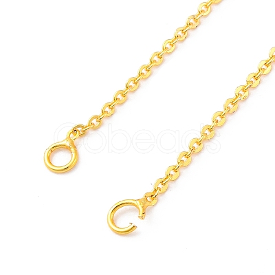 1.5MM Brass Cable Chain Necklace Making NJEW-D302-75G-1