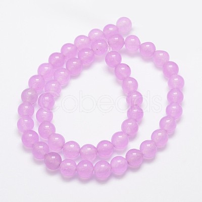 Natural & Dyed Malaysia Jade Bead Strands X-G-A146-8mm-A17-1