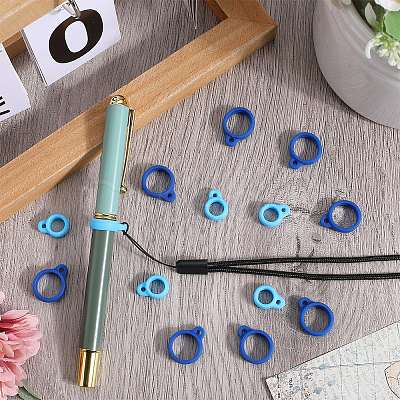 60Pcs 2 Style Silicone Pendant SIL-GF0001-42E-1