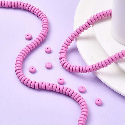 Handmade Polymer Clay Beads Strands X-CLAY-N008-008B-1