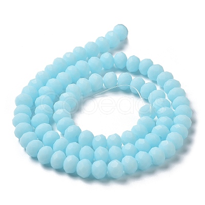 Glass Beads Strands EGLA-A034-P8mm-MD06-1