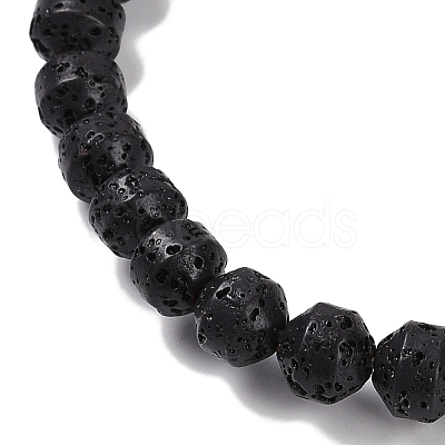 Natural Lava Rock Beads Strands G-A234-D02-01-1