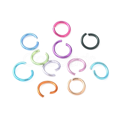 600Pcs 12 Colors Aluminum Wire Open Jump Ring Sets DIY-FS0004-14-1