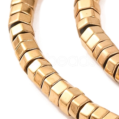 Electroplated Synthetic Non-magnetic Hematite Beads Strands G-H027-F01-01-1