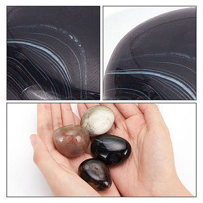 ARRICRAFT 200G Natural Sardonyx Agate Home Display Decorations G-AR0005-21-1