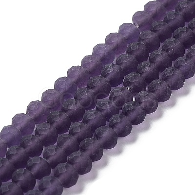 Transparent Glass Beads Strands X1-EGLA-A034-T6mm-MD15-1