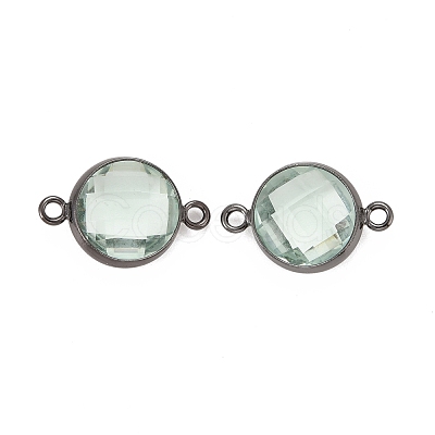 Brass Glass Links Connectors KK-C228-04B-1