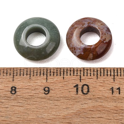 Natural Indian Agate European Beads G-C134-01I-1