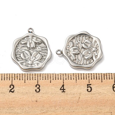 Non-Tarnish 304 Stainless Steel Pendants STAS-L022-030P-1