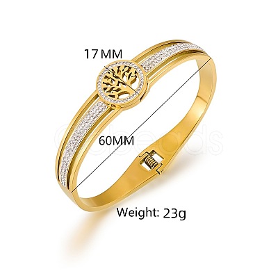 Stainless Steel Hinged Bangles for Women WGCD00D-01-1