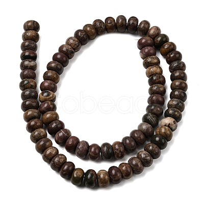 Natural Picasso Stone/Polychrome Jasper Beads Strands G-A280-A27-02-1
