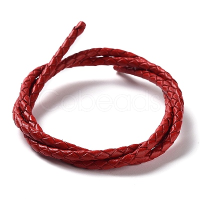 Braided Leather Cord VL3mm-12-1