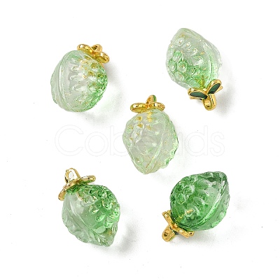 Transparent Glass Pendants GLAA-P072-03G-07-1