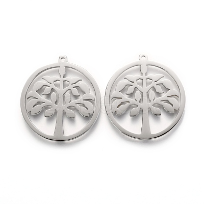 Non-Tarnish 304 Stainless Steel Pendants STAS-L245-011P-1