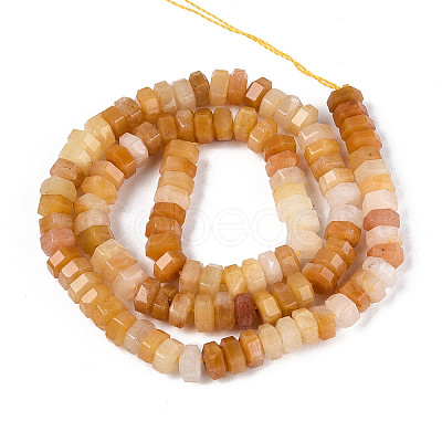 Natural Topaz Jade Beads Strands G-N357-14A-13-1