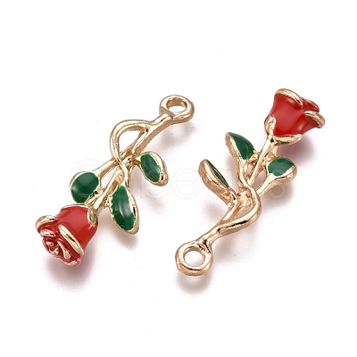 Alloy Enamel Pendants ENAM-I044-05A-1
