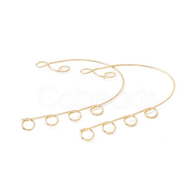 316 Stainless Steel Ear Cuff Findings Ion Plating(IP) STAS-H148-04G-1