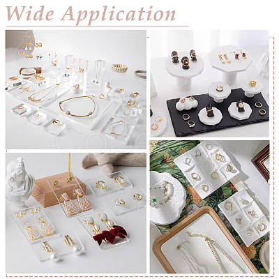 1Pcs Vintage Resin Display Trays for Jewelry AJEW-PH0008-31-1