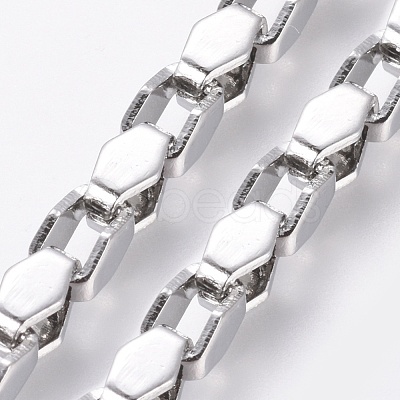 Non-Tarnish 304 Stainless Steel Venetian Chains CHS-E019-07P-1