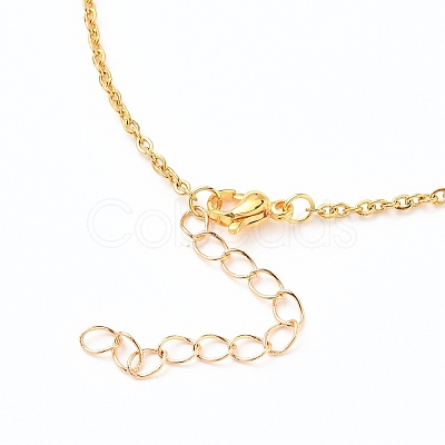304 Stainless Steel Cable Chain Bracelet Making X-AJEW-JB00782-02-1