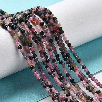 Natural Tourmaline Beads Strands G-P500-01A-01-1