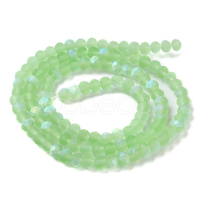 Transparent Glass Beads Strands X1-EGLA-A034-T4mm-MB09-1