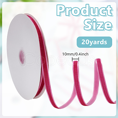 1 Roll Velvet Ribbons SRIB-AR0001-27B-1