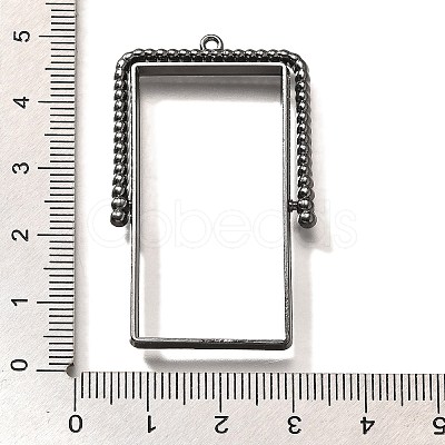 Alloy Open Back Bezel Pendants PALLOY-I223-07B-1