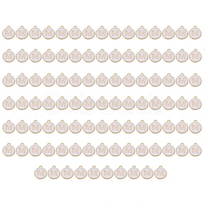 Golden Plated Enamel Alloy Charms ENAM-SZ0001-26A-M-1