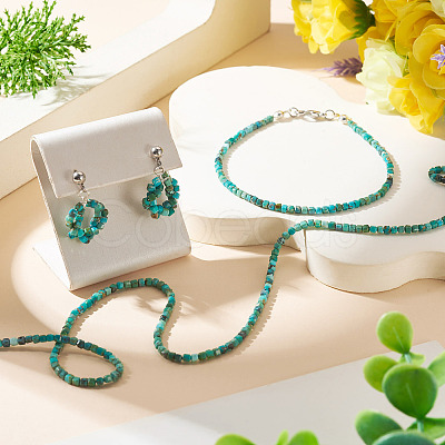 1 Strand Natural HuBei Turquoise Beads Strands G-TA0003-37-1