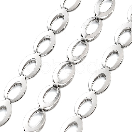 Tarnish Resistant Vacuum Plating 304 Stainless Steel Link Chains CHS-H026-16P-1
