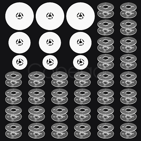 30Pcs Plastic Sew Embroidery Bobbin ODIS-FG0002-88-1