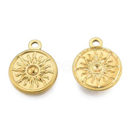 Ion Plating(IP) 201 Stainless Steel Pendants X-STAS-N098-223LG-1