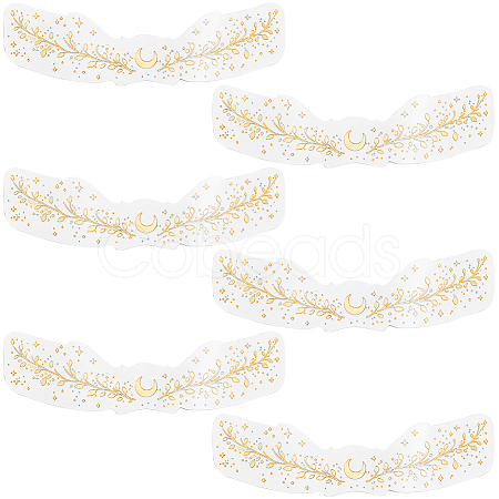 10Pcs Transfer Sticker Proof Removable Temporary Tattoos Stickers DIY-SP0003-65A-04-1