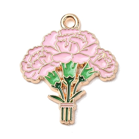 Alloy Enamel Pendants ENAM-I089-02G-07-1