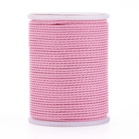 Round Waxed Polyester Cord YC-G006-01-1.0mm-05-1