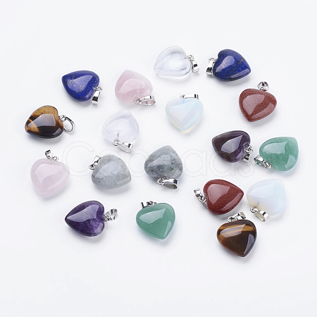 Natural & Synthetic Mixed Stone Pendants G-E434-01-1