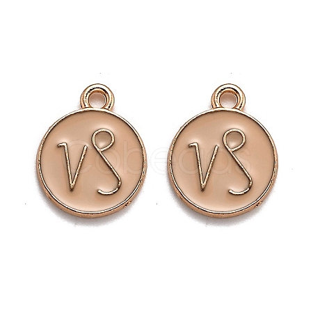 Alloy Enamel Pendants ENAM-S124-01A-10E-1
