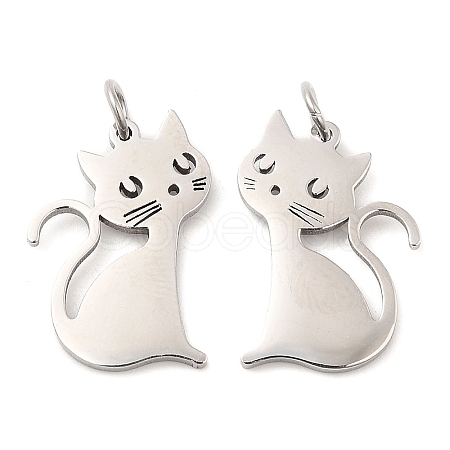 Non-Tarnish 304 Stainless Steel Pendants STAS-Z042-10P-1