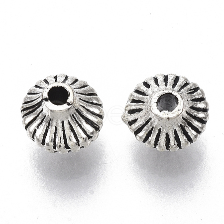 Tibetan Style Alloy Beads TIBE-R317-074AS-LF-1