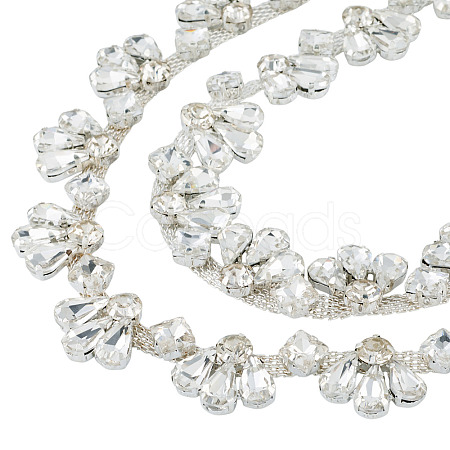 1 Yards Iron Rhinestone Strass Chains FIND-PJ0001-43-1