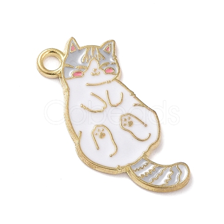 Alloy Enamel Pendants FIND-C030-01C-G-1